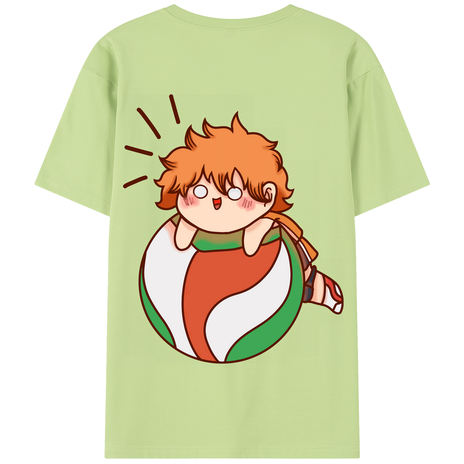 （画像用） ハイキュー!! Haikyu!! 綿100％半袖Tシャツ（背面プリント）